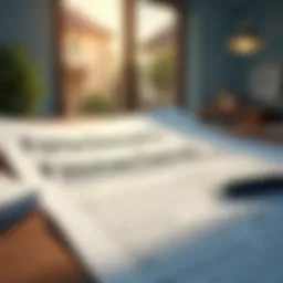 Visual representation of foreclosure documents