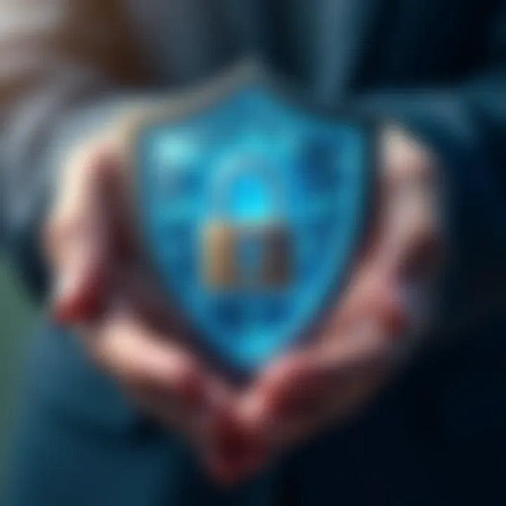 A shield representing financial security against unauthorized actions